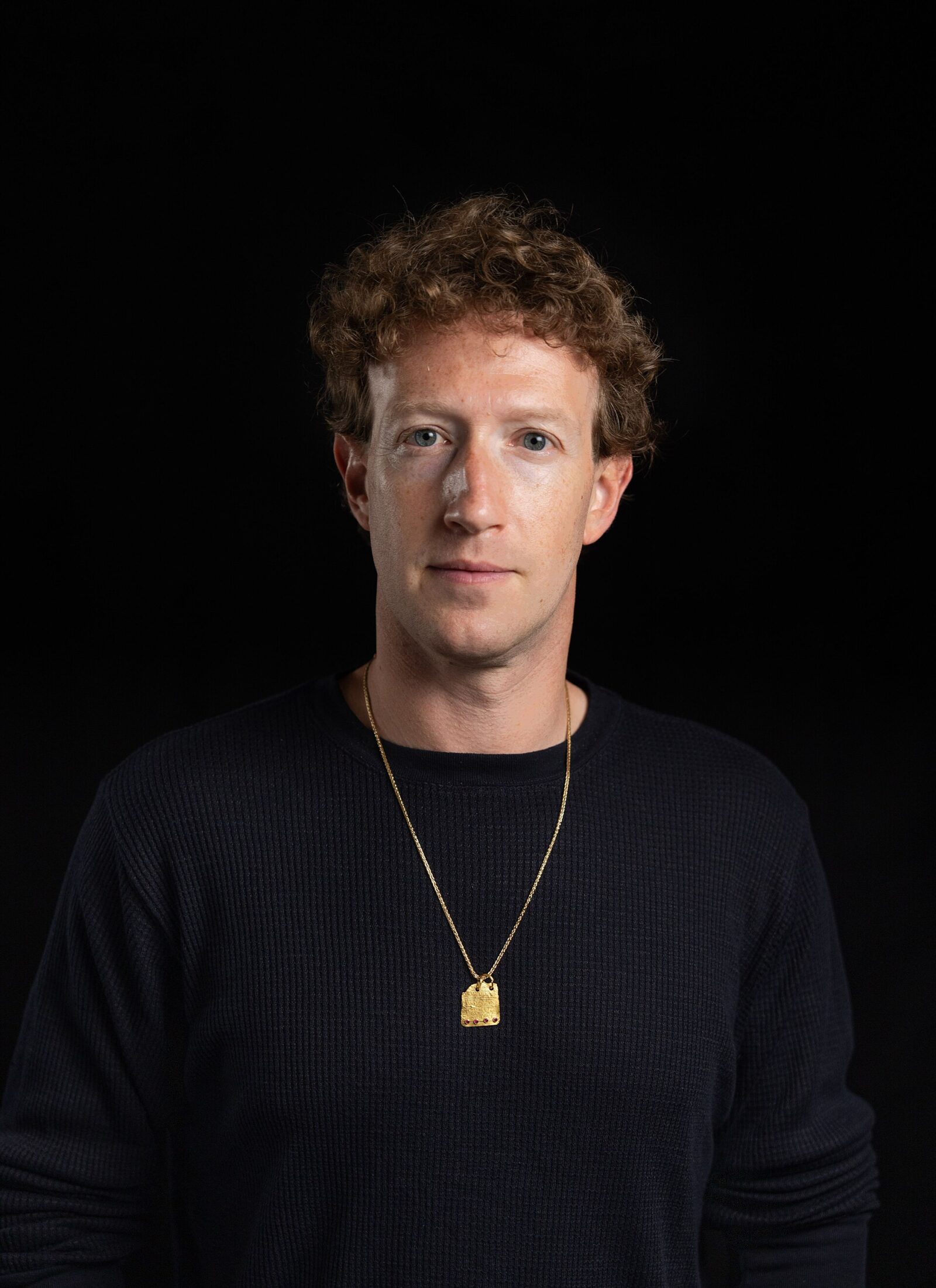 Portrait of Mark Zuckerberg, co‑founder and CEO of Meta, facing the camera