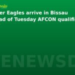 Super Eagles arrive in Bissau ahead of Tuesday AFCON qualifier