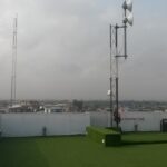 Exterior of CcHub (Co‑Creation Hub) building on a street in Yaba, Lagos, Nigeria
