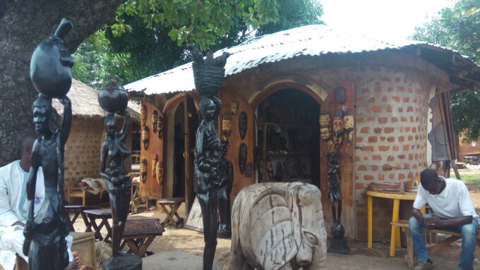 Exterior of the National Council for Arts building in Abuja, Nigeria