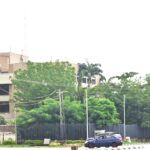 Exterior of the Federal High Court headquarters building in Abuja, Nigeria