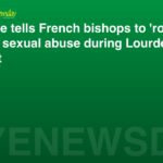 Pope tells French bishops to 'root out' sexual abuse during Lourdes visit