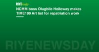 NCMM boss Olugbile Holloway makes TIME100 Art list for repatriation work