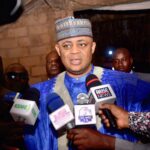Femi Fani-Kayode delivering a speech at an event in Kaduna, Nigeria