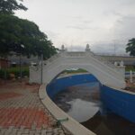 Fajuyi Memorial Park monument and landscaped grounds in Ado Ekiti, Ekiti State, Nigeria
