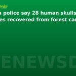 Abia police say 28 human skulls, bones recovered from forest camps