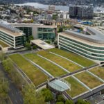 Exterior of the Bill & Melinda Gates Foundation building in Seattle