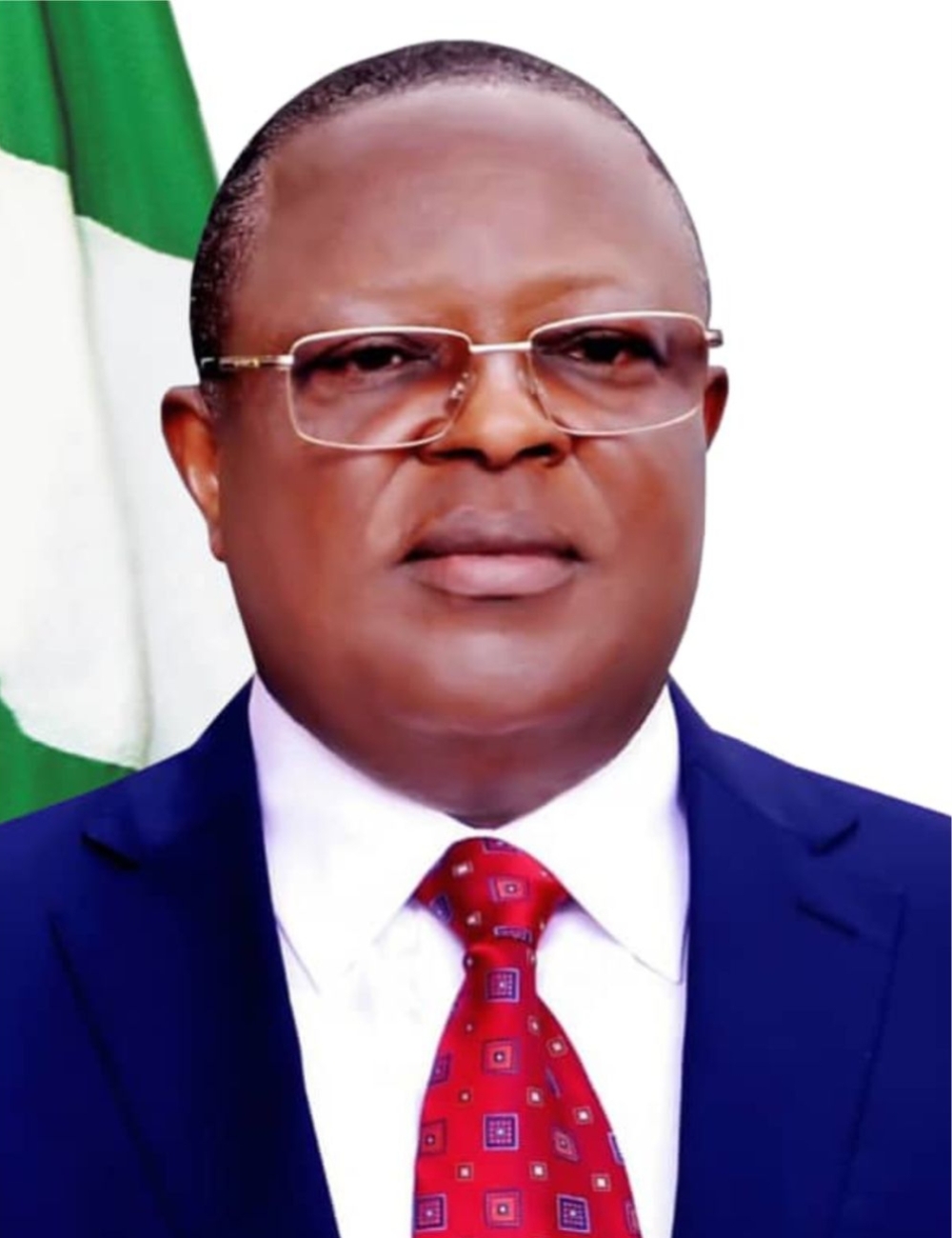 Head-and-shoulders portrait of David Nweze Umahi in a suit and tie