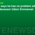 Eno says he has no problem with predecessor Udom Emmanuel