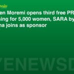 Queen Moremi opens third free PR training for 5,000 women, SARA by Wema joins as sponsor